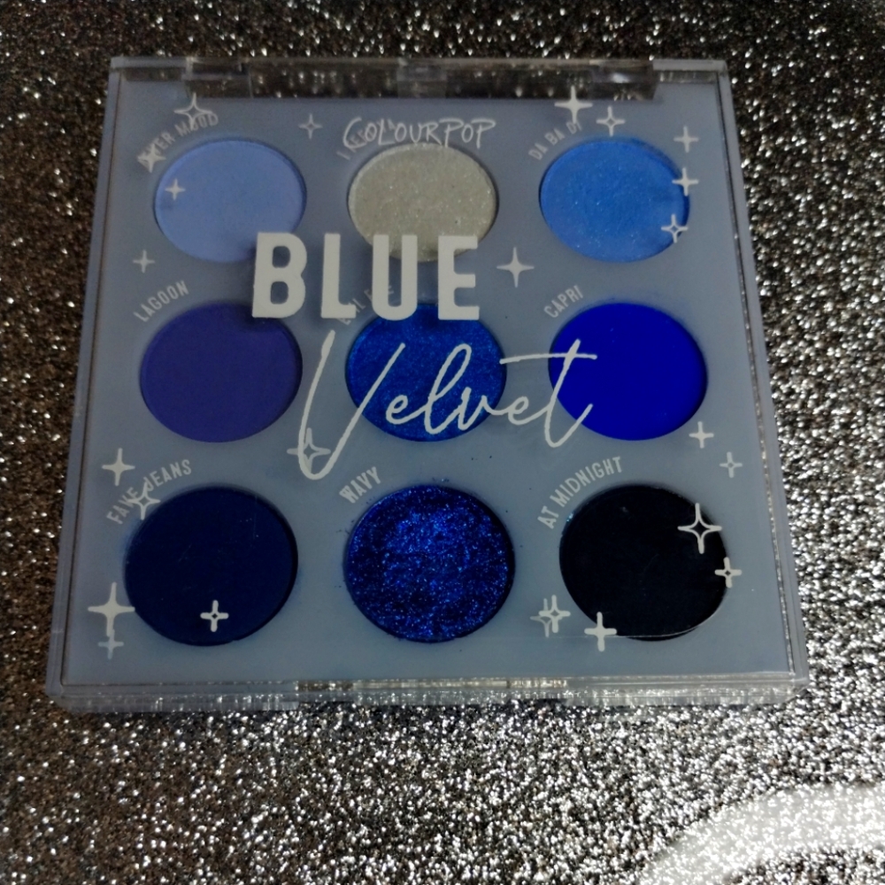 Colorpop blue velvet eye pallette